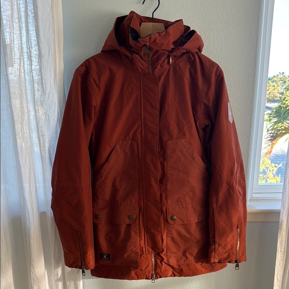 DC Women’s Burnt Orange Performance Jacket Snowboard - Picture 1 of 6